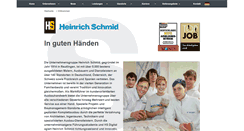 Desktop Screenshot of heinrich-schmid.com